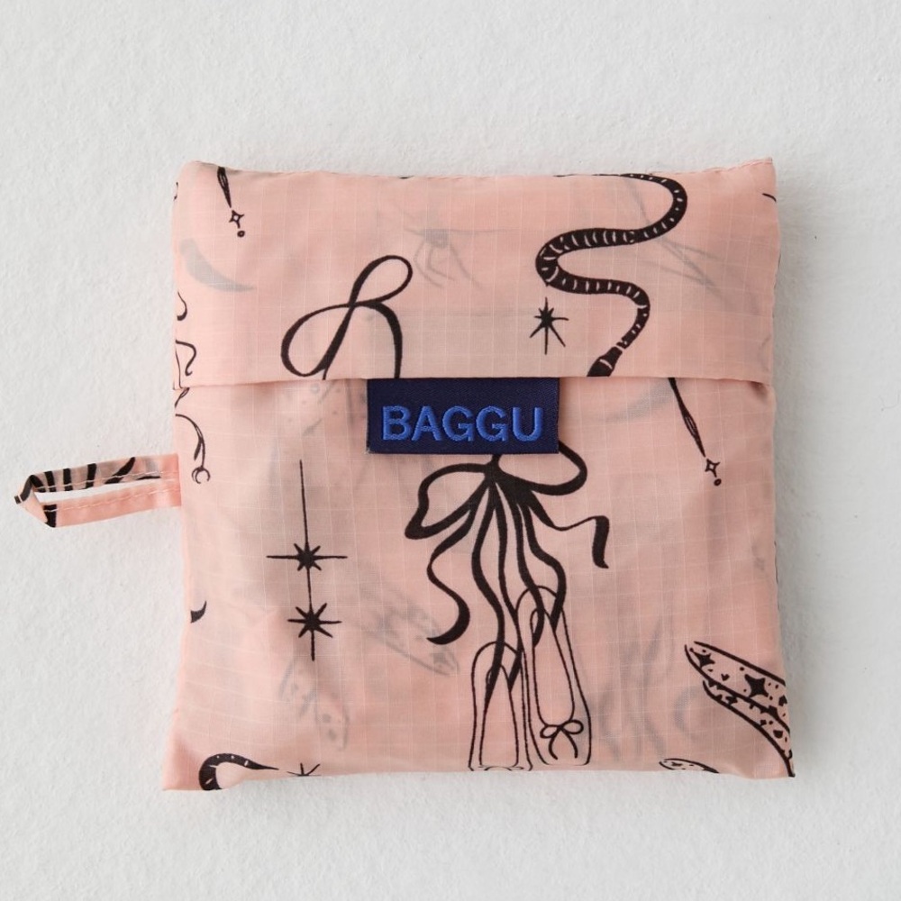 BAGGU Packable Reusable Bag- Ballet Icons - Picture 2 of 5